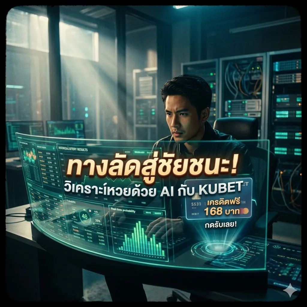 ทางลัดสู่ชัยชนะ! รวมเทคนิคใช้ AI วิเคราะห์ ku หวย พร้อมวิธีรับเครดิตฟรี 168 บาท จาก KUBET ที่คุ้มที่สุด